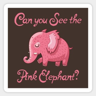 pink Elephant Sticker